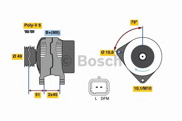 Alternador 4701 Cevam