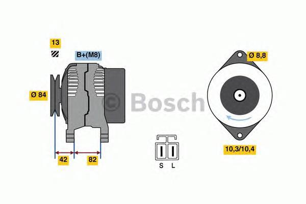 Alternador del motor Bosch 0986049710 precio, desde 171,87 EUR