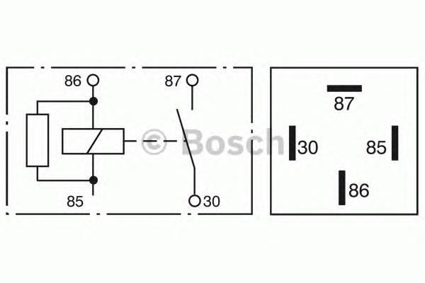 0332019451 Bosch Relé del aire acondicionado