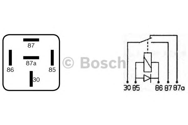 Relé de intermitentes 0332204204 Bosch