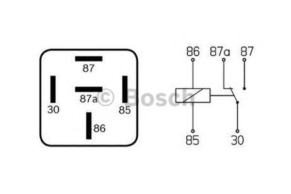 Relé eléctrico multifuncional 0332209156 Bosch