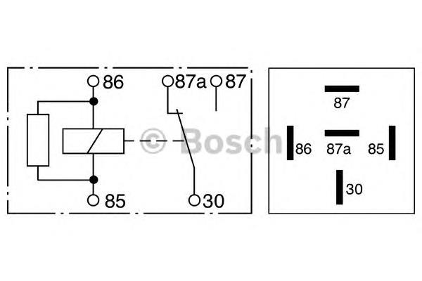 Relé de ventilador Bosch 0332209137