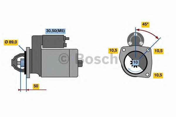 1516994R DAF motor de arranque