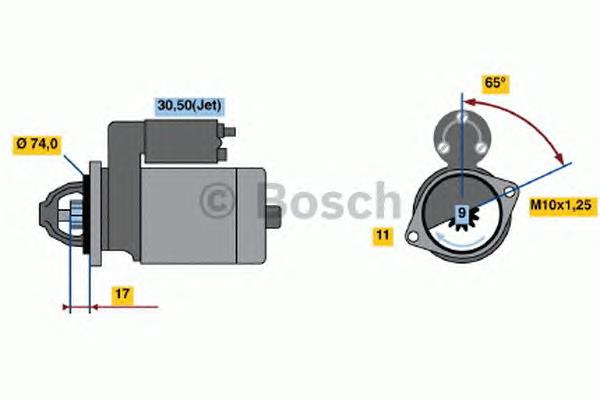 Comprar 0986021530 Bosch Motores de arranque