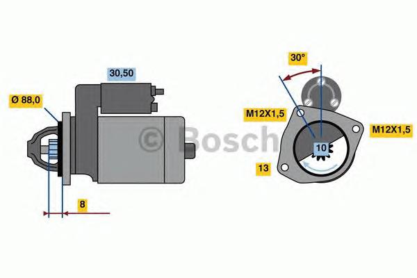 LRS01492 TRW motor de arranque