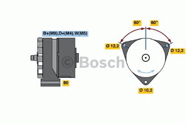 6033GB3006 Bosch alternador