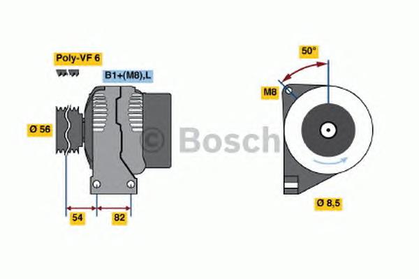 Alternador del motor Bosch 0124625024 precio, desde 89,25 EUR