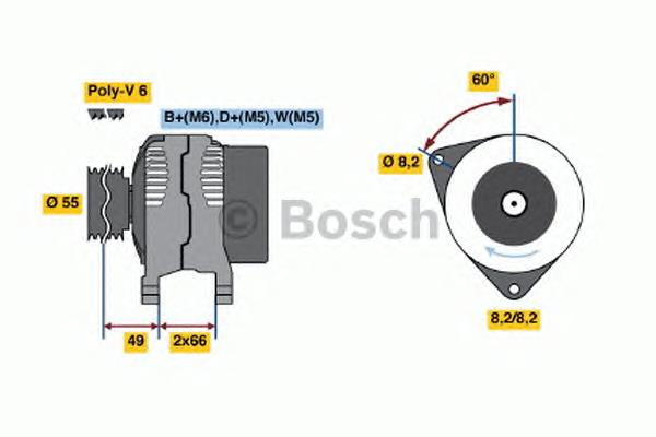 0986044771 Bosch alternador