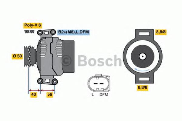 0986045420 Bosch alternador