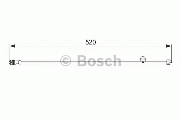 1987474571 Bosch contacto de aviso, desgaste de los frenos