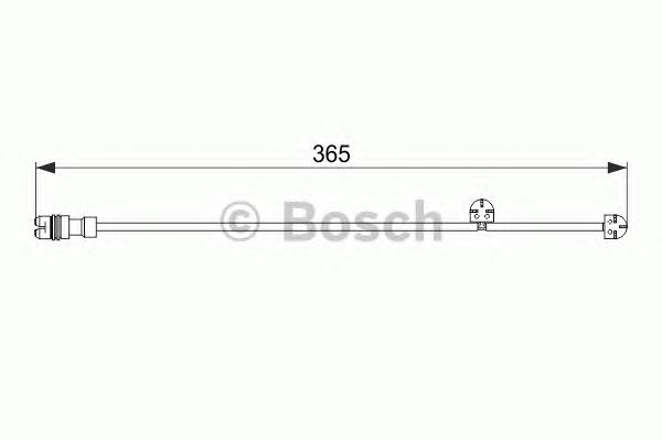 Contacto de aviso, desgaste de los frenos 1987474570 Bosch