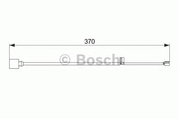 Contacto de aviso, desgaste de los frenos 1987474572 Bosch