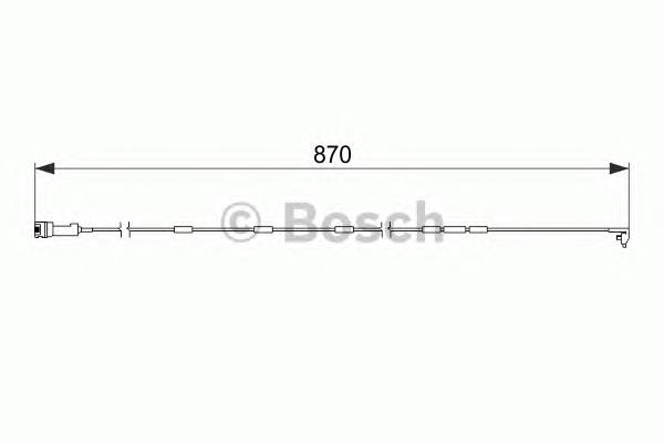 1987474578 Bosch contacto de aviso, desgaste de los frenos