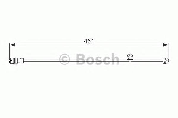 Sensor de desgaste de pastillas de freno delantero derecho 33999 Febi