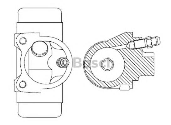 F026002038 Bosch freno de disco delantero