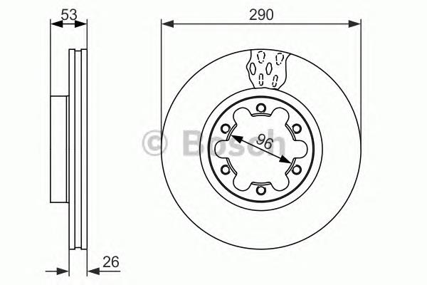 Comprar DF6442 TRW Freno de disco delantero