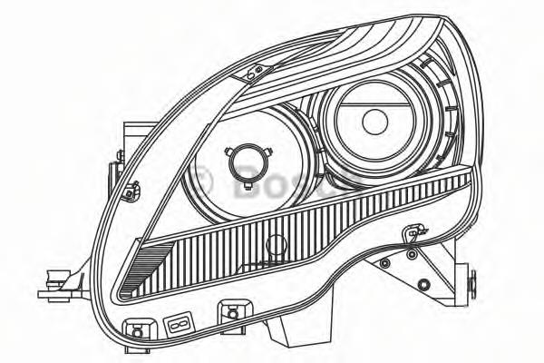 A2518205161 Mercedes faro izquierdo