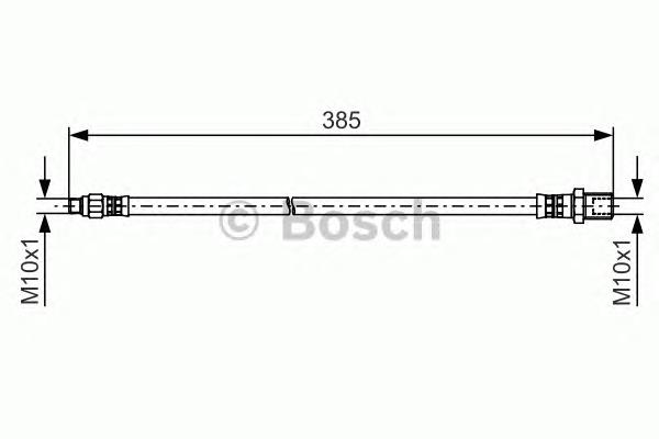 Tubo flexible de frenos trasero 1987481510 Bosch