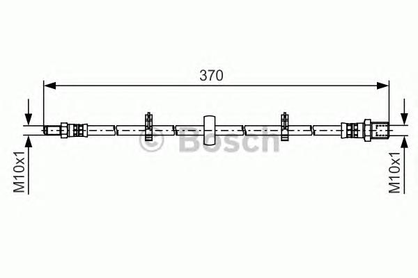 Latiguillo de freno delantero 1987481508 Bosch