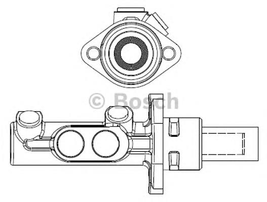 Cilindro principal de freno F026003942 Bosch