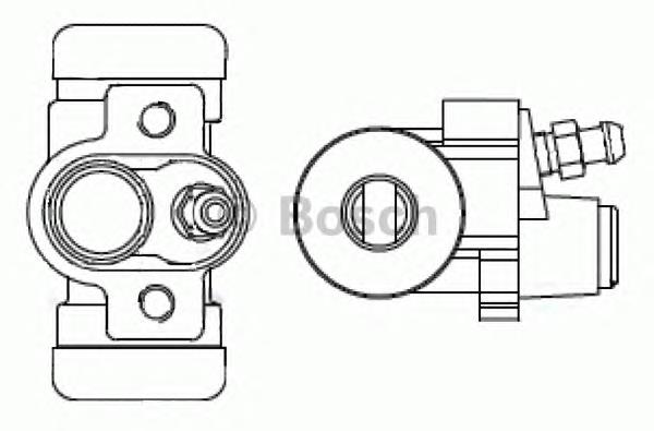 F026002384 Bosch cilindro de freno de rueda trasero