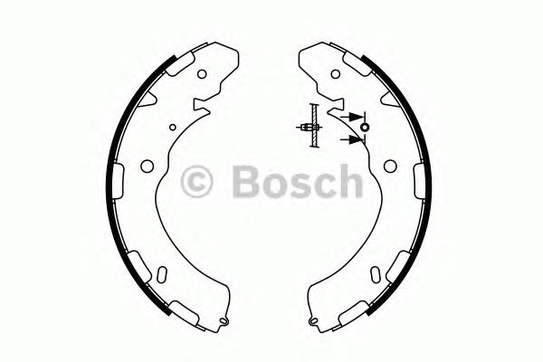 Comprar 0986487758 Bosch Zapatas de freno