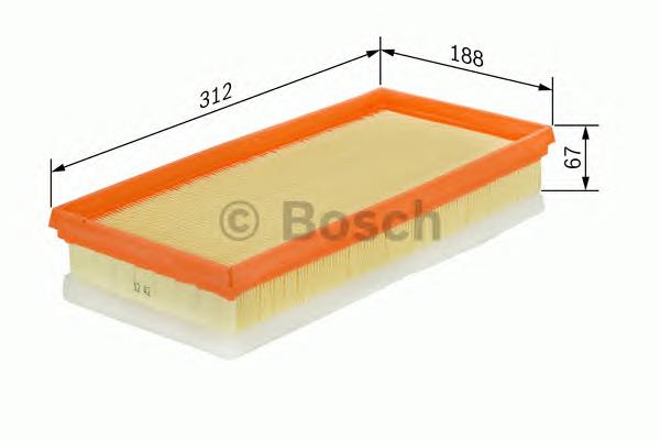 Filtro de aire F026400007 Bosch