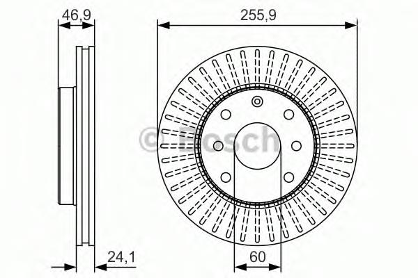 Comprar 0986479R70 Bosch Freno de disco delantero