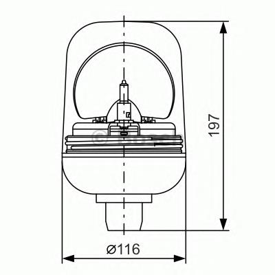 Baliza intermitente 7782332021 Bosch