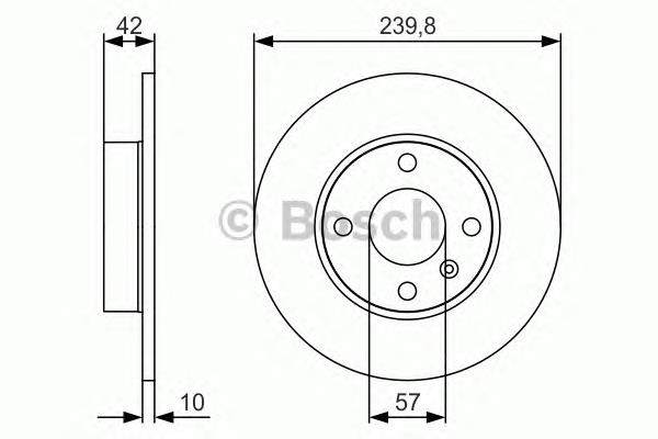 Comprar 0986479S52 Bosch Disco de freno trasero