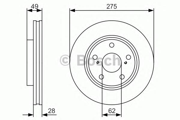 0986479R58 Bosch Discos