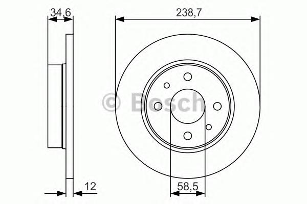 Frenos delanteros Bosch 0986479R61 precio, desde 41,11 EUR