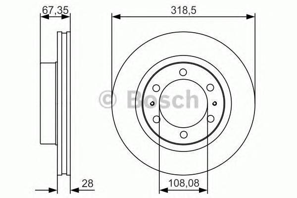 Comprar DI285C Japan Parts Freno de disco delantero