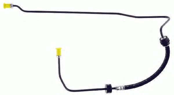 HKD0002 Borg&beck tubo flexible de embrague