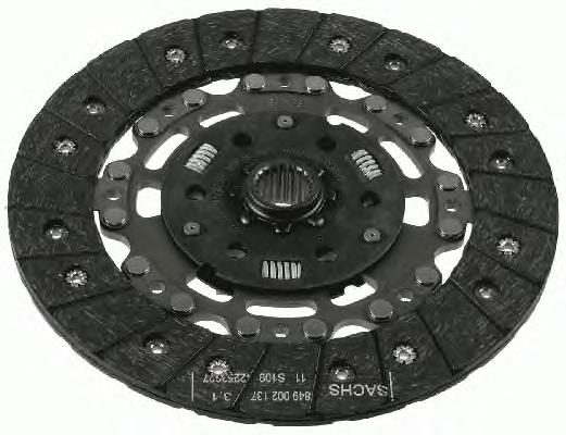 Disco de embrague 1878003309 Sachs