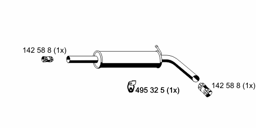 Comprar 71337 Walker Silenciador central