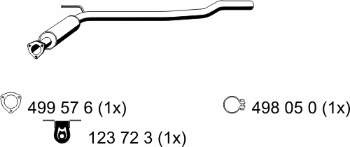 176293 Ernst silenciador delantero