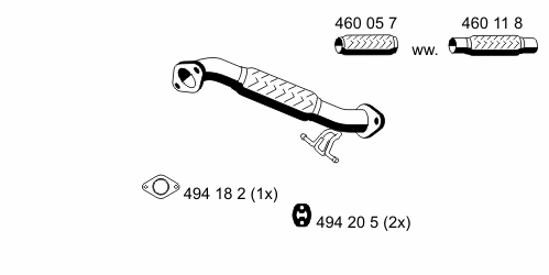 Comprar 1677715 Ford Silenciador central
