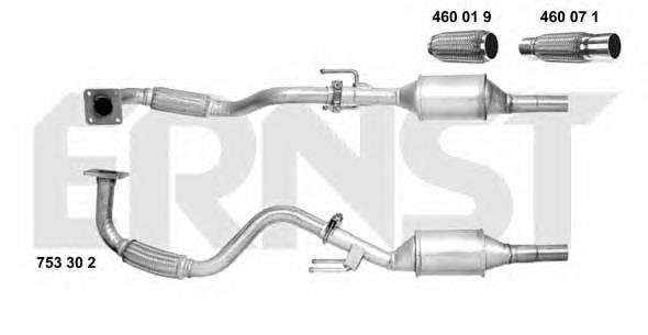Convertidor catalítico VAG 6K0253058NX
