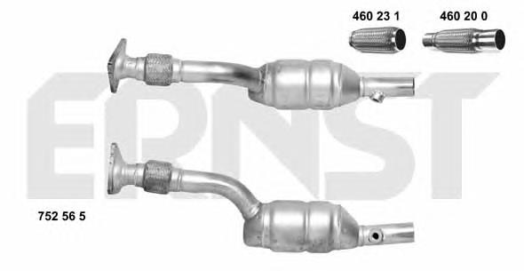 Tubo de admisión del silenciador de escape delantero Renault (RVI) 8200251420 precio, desde 202,19 EUR
