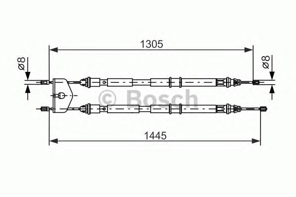 Comprar 1987477732 Bosch Cable de freno de mano trasero derecho/izquierdo
