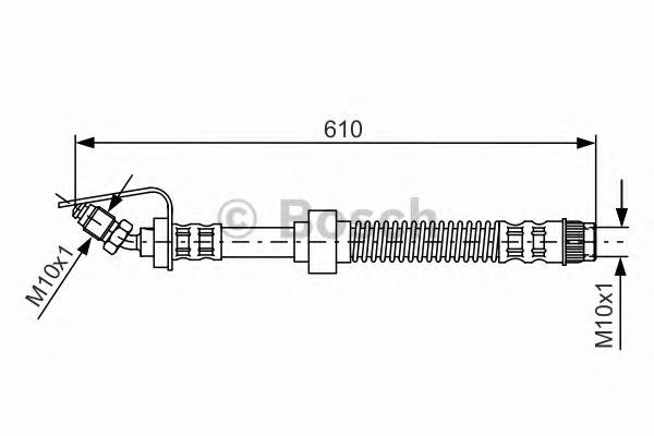 1987476907 Bosch latiguillo de freno delantero