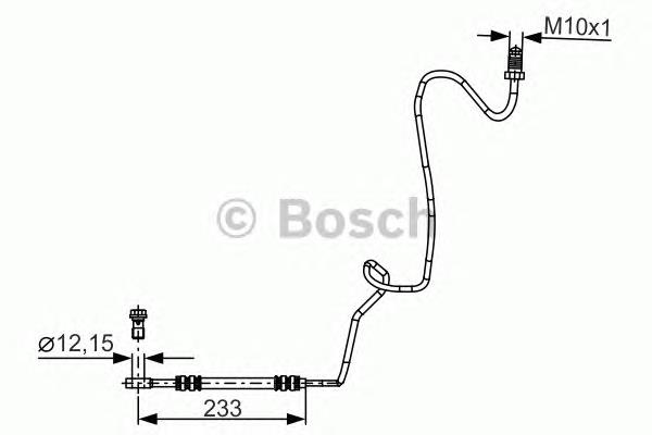 Comprar 1987481339 Bosch Latiguillos de freno trasero derecho