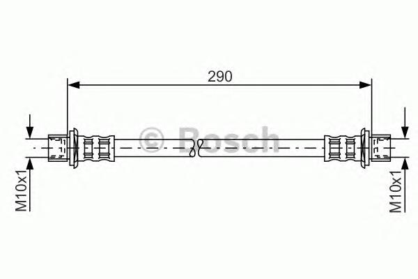 1987481154 Bosch latiguillo de freno delantero