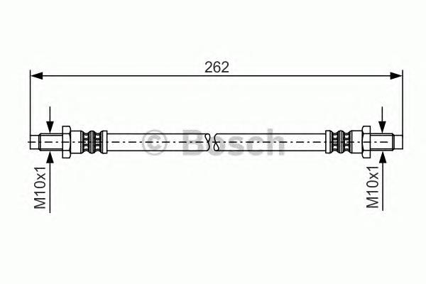 Tubo flexible de frenos trasero 1987481203 Bosch