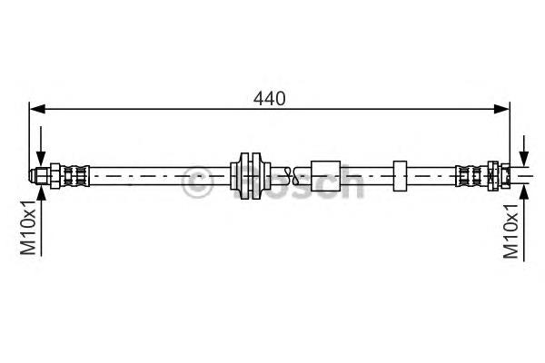 Latiguillo de freno delantero 1987481059 Bosch