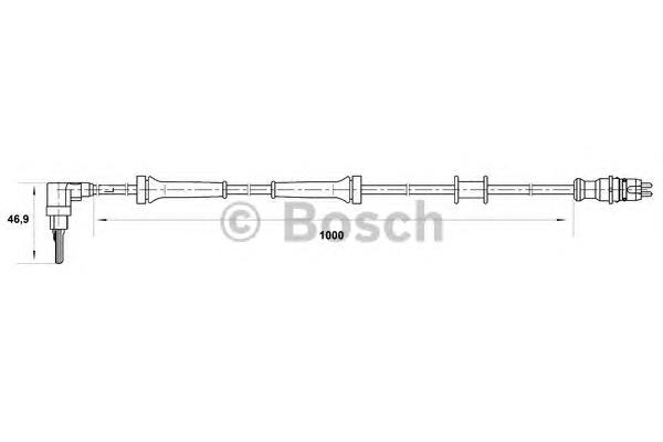 0265007063 Bosch sensor abs delantero izquierdo