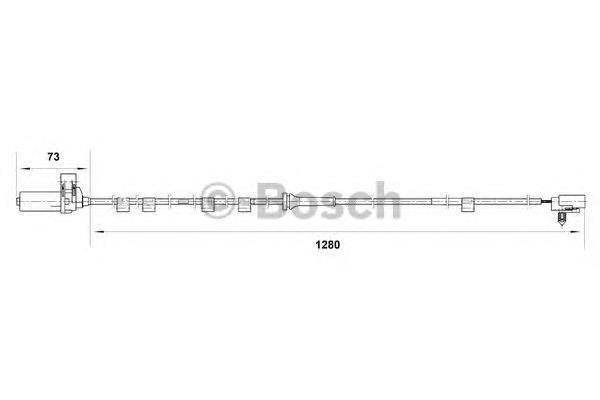 Comprar 0265006818 Bosch Sensor ABS trasero izquierdo