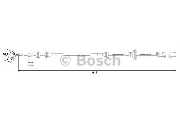 0265007688 Bosch sensor abs trasero