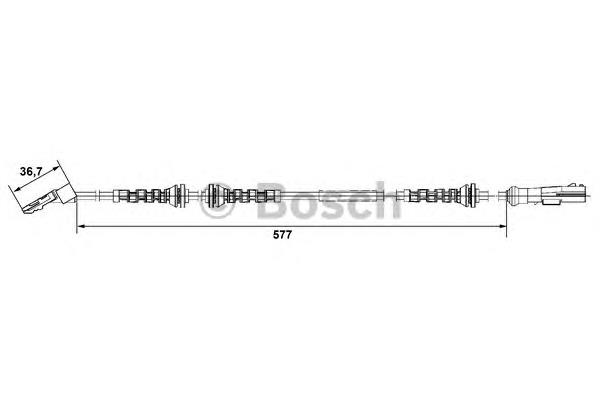 0265007742 Bosch Sensor de rueda abs